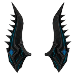 Legion Abyss Horns: Azure Dreadspikes