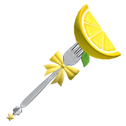 🍀Cute Core Lemon on Fork