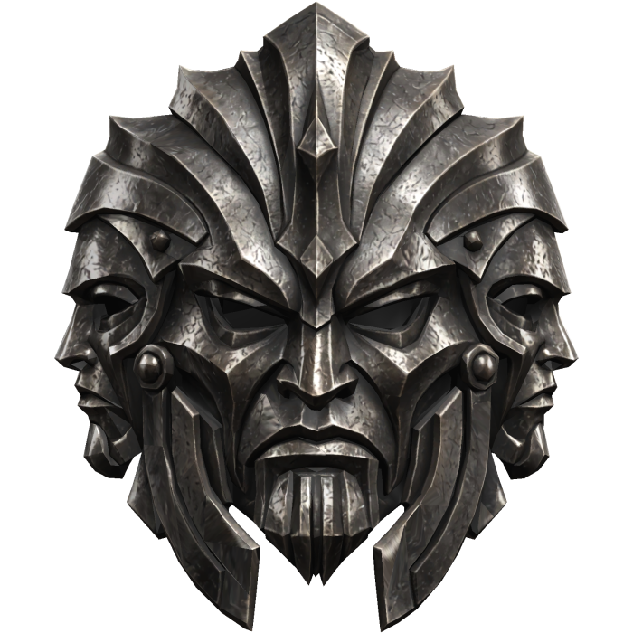 Silver Temple Mask