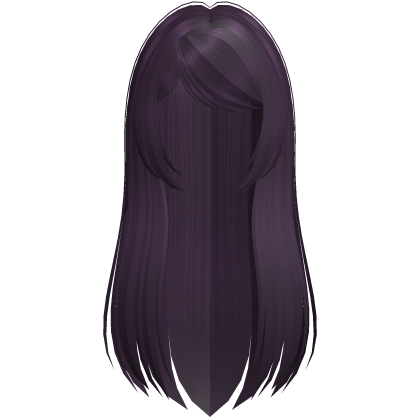 cute anime rize tokyo ghoul long hair in purple Roblox item