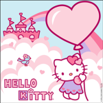 hello kitty rainbow hearts