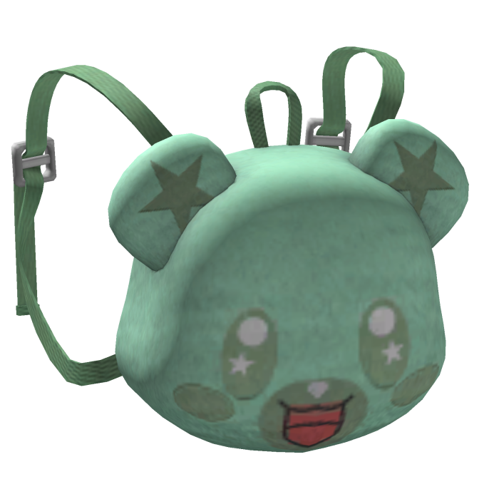 -',ৎ Cute Kawaii Bear Backpack in Mint Green (3.0)