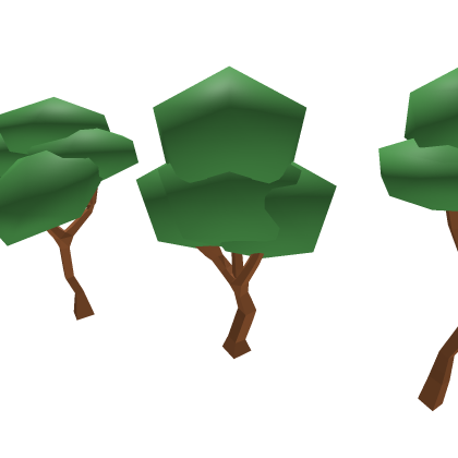 Low poly trees