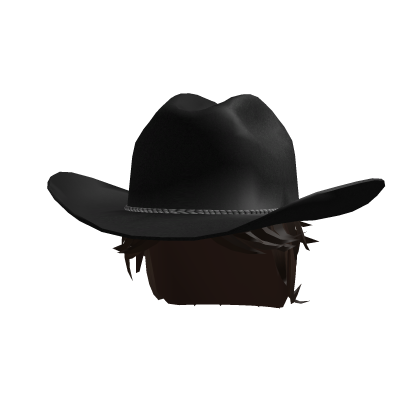 Messy Hair + Cowboy Hat