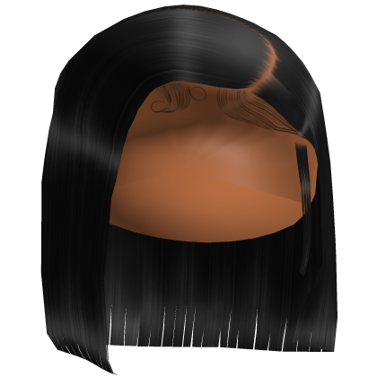 𝓭 Straight Side Part Bob (Black)