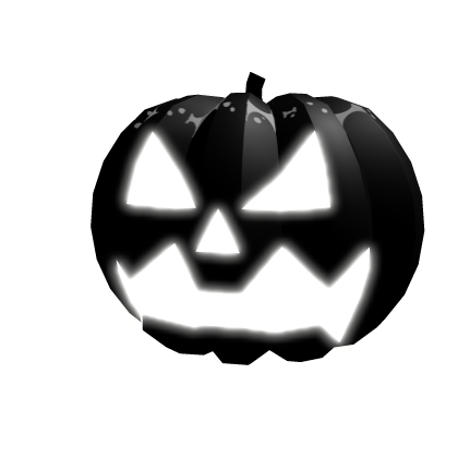 Glowing Pumpkin Head – Black