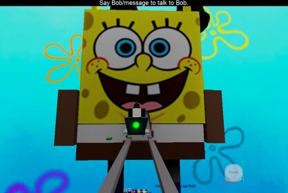 SpongeBob square Pants cart ride