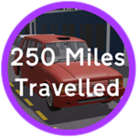 250 Miles Travelled
