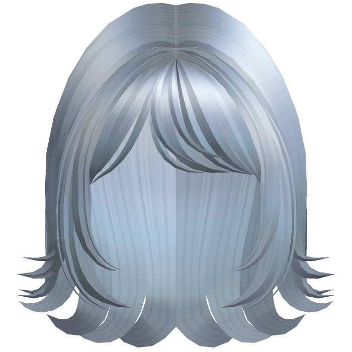 Soft Flipped Short Bob (Sky Blue)