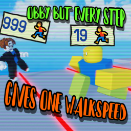 !🏃‍♂️OBBY BUT EVERY STEP GIVES ONE WALKSPEED🔥!