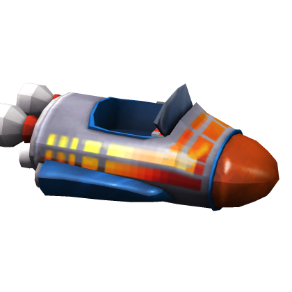 Rocket Cart For Cart Rides Artistic Modern Design
