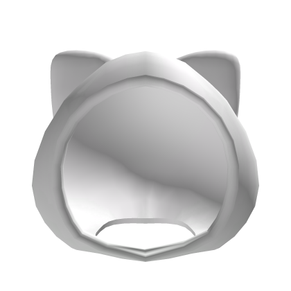 Cute White Kitty Cat Hood