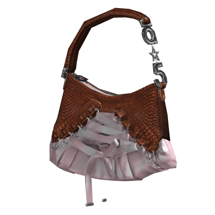 (5☆) Leather & Pink Ballet Corset Bag
