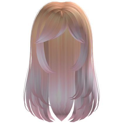Wispy Wavy Casual Hair (Blonde & Pink) Roblox item