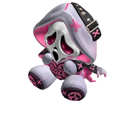 Peluche ghostface rosa Halloween