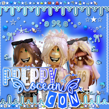 preppy ocean con!! 🐚🩵