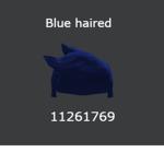 Blue haired
