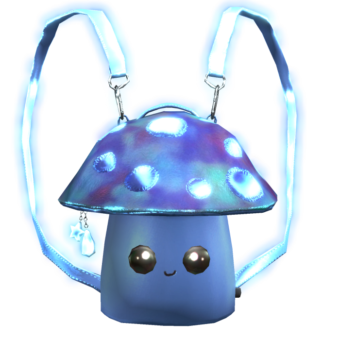 * GLOW * Mushroom Backpack Blue 3.0 3.0