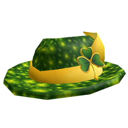 Shiny Green Golden Clover's Fedora thumbnail