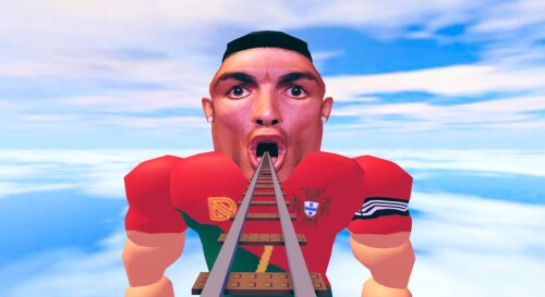 Cart Ride Into Ronaldo