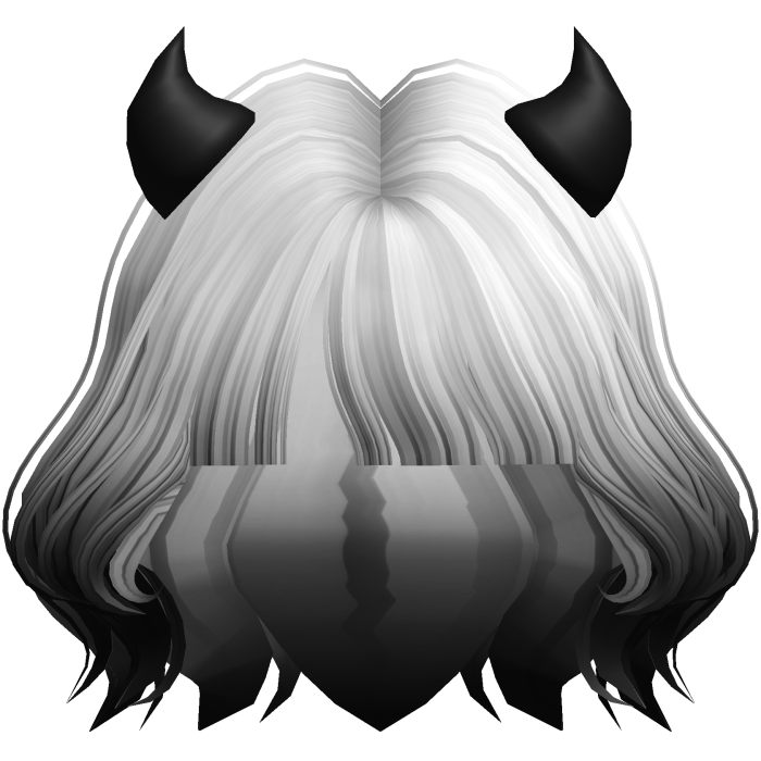Monster Girl Chibi Anime (White & Black) 
