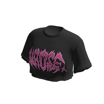 pink emo cyber y2k loose crop top tee shirt