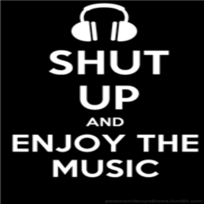 Enjoy The Music Roblox decal
