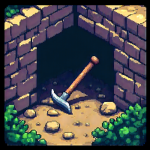 broken pickaxe