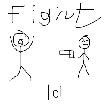 Battle with weapons