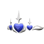 Saphire Crown of Hearts