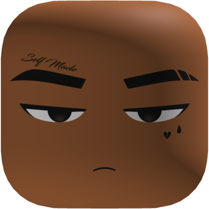 Chill Gangster Face - Dark Roblox item