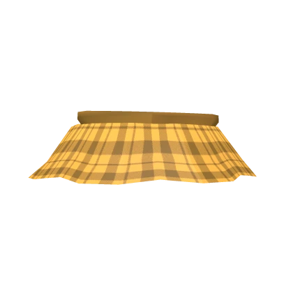 Yellow plaid skirt roblox top