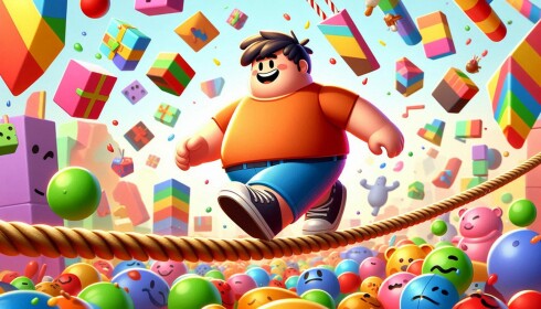 (NEW LEVELS) SALE Obby but your belly BIG