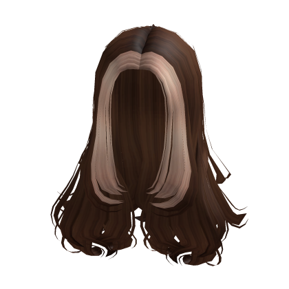 Venice Girl Layered Hair in Brown and Blonde Roblox item