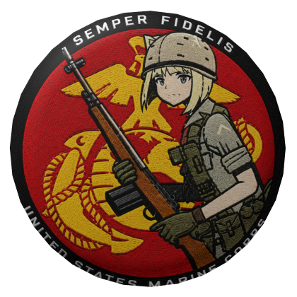 Semper Fidelis Anime Marine Arm Patch Roblox item