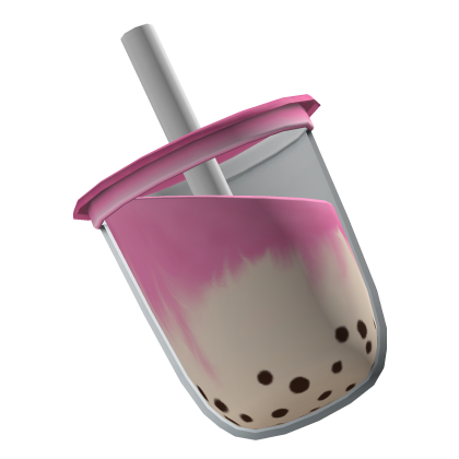 Cute Pink Boba Milk Tea