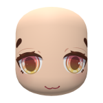 Cute face kawaii com olhos brilhantes ( mel 🍯)