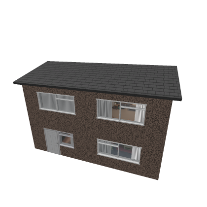 Fake house with parallax