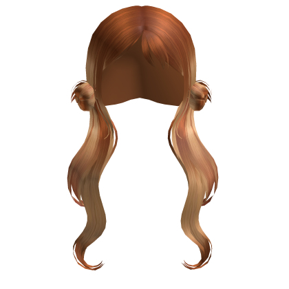 Caramel Low Bun Twintails Roblox item