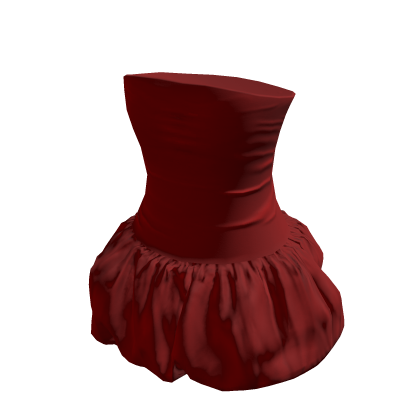 BB Red Tight Balloon Dress