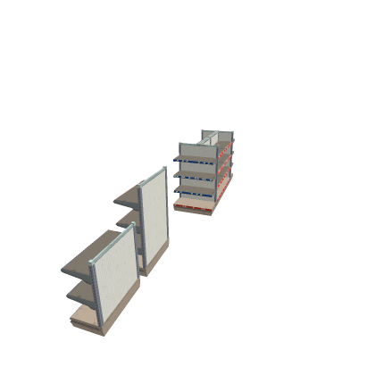 Grocery store shelves kit (PBR)