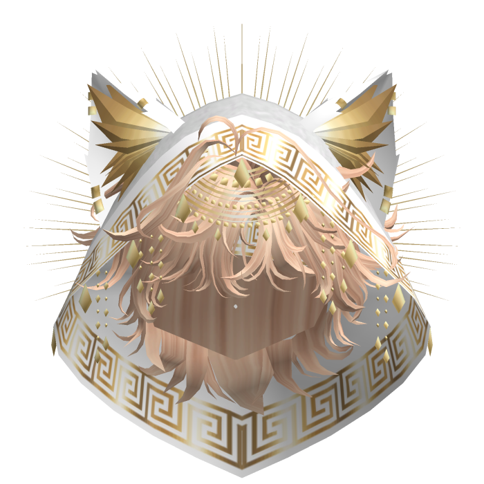 Egyptian Mullet w/ Divine Gold White Hood