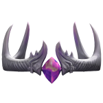 Amethyst Void-Stone Ivy Antler-Crown