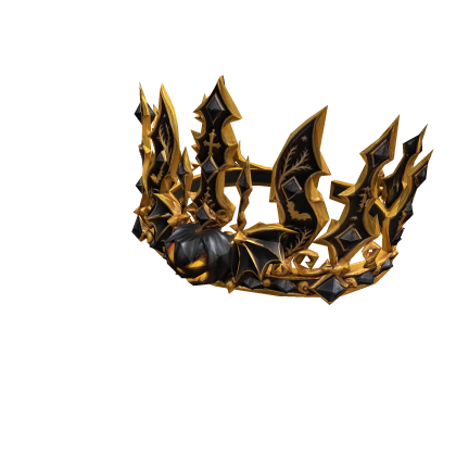 Pumpkin Black Orange Crown Halloween Roblox item