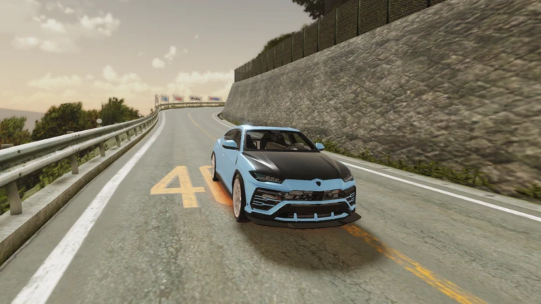 8人のドライバーのカーレーシング