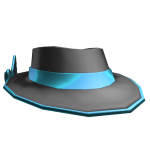 Blue Angelic Fedora