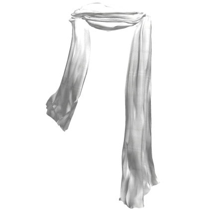 Fall Autumn Cozy Cold Winter Scarf in White Roblox item