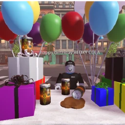 happy birthday BLOXY COLA icon