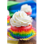 FUN FUN RAINBOW CUPACAKES