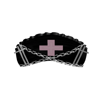 Gothic Nurse Hat Pink